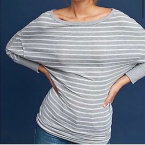 Michael Stars Boatneck Striped Shirt- Size XS